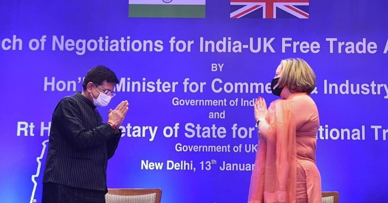 India and UK Pledge to Accelerate Free Trade Agreement Negotiations for Mutual Benefits
