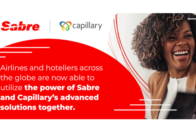 Capillary Technologies has partnered with Sabre to assist airlines and hotels in providing exceptional customer loyalty programs that enhance traveler satisfaction