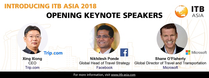 Disruption and innovation set to be the focus of ITB Asia 2018